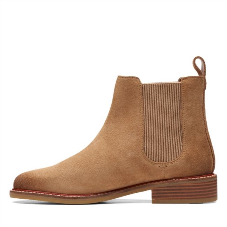 Colonia Arlo Gamuza Marrón Claro Clarks Gamuza Marrón Claro