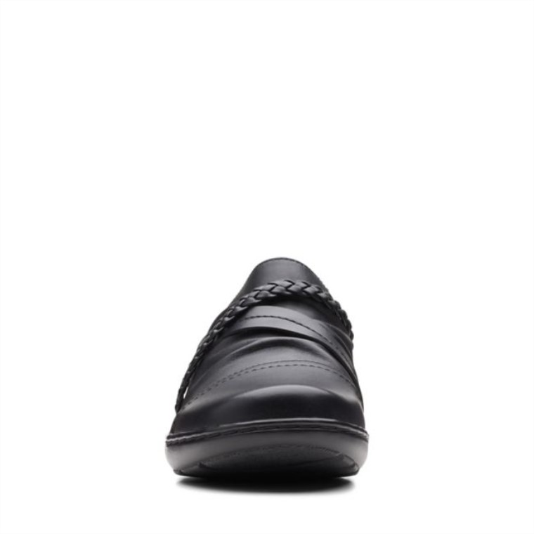 Cora Braidshoe Cuero Negro Cuero Negro Clarks