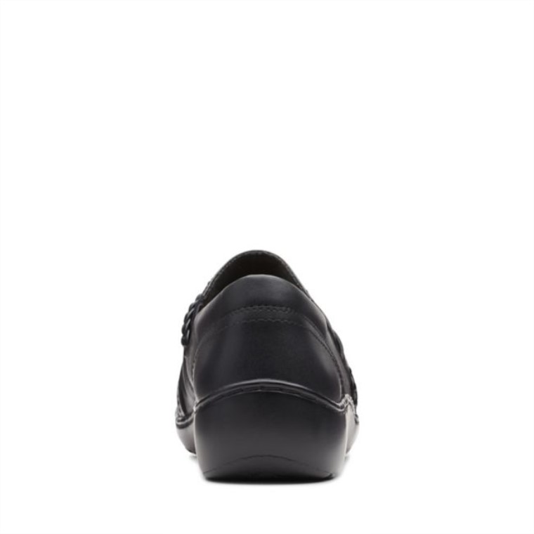 Cora Braidshoe Cuero Negro Cuero Negro Clarks