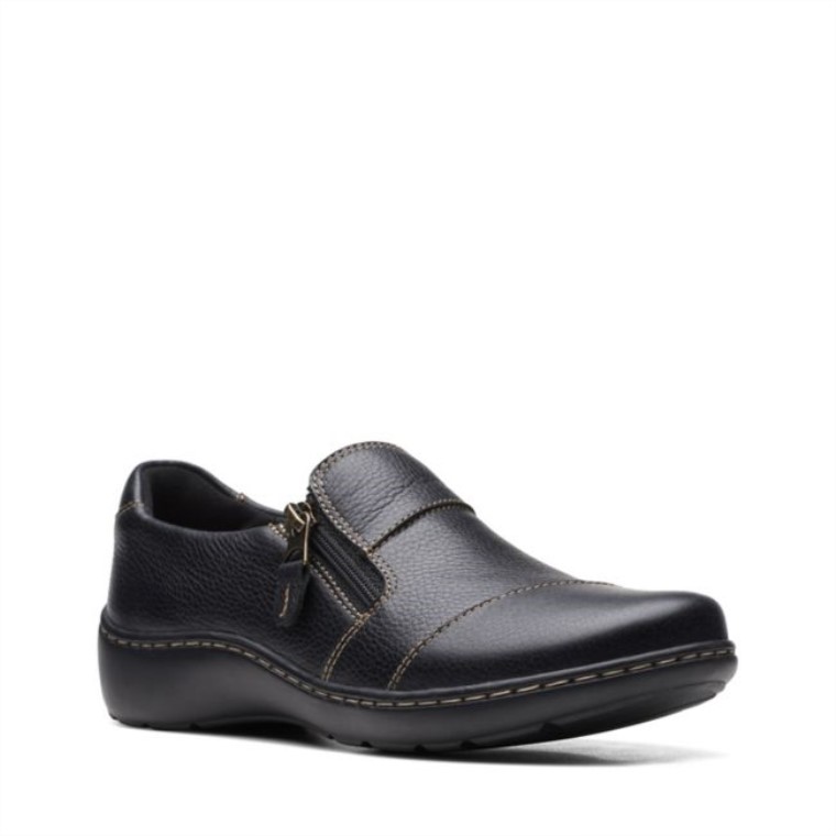 Cora Harbour Cuero Negro Cuero Negro Clarks