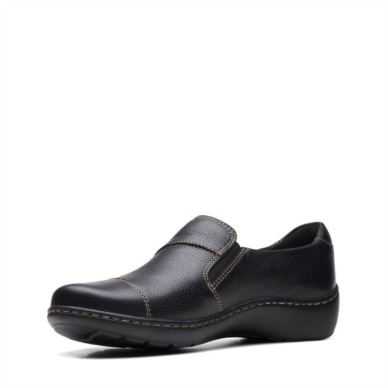Cora Harbour Cuero Negro Cuero Negro Clarks