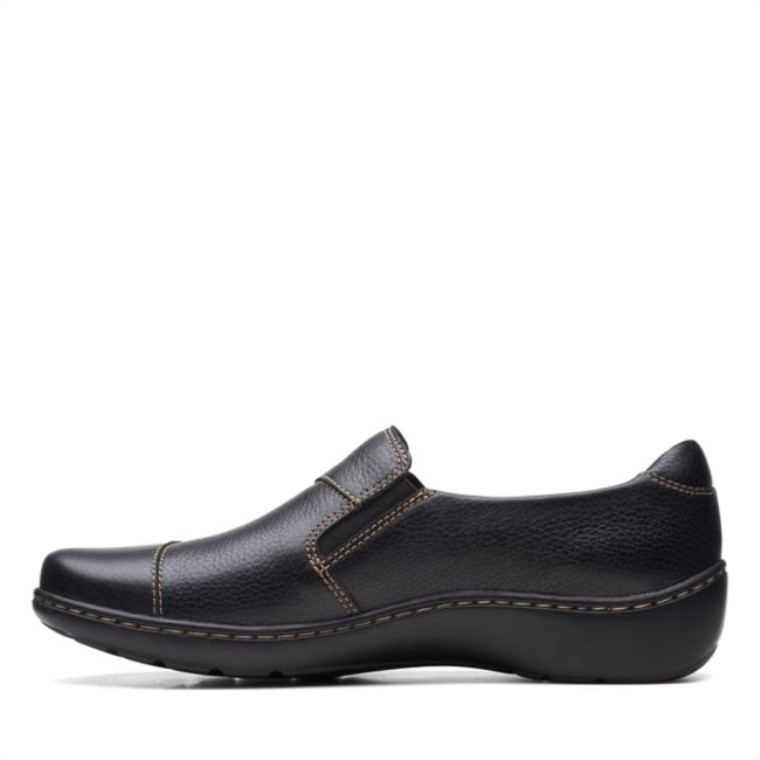 Cora Harbour Cuero Negro Cuero Negro Clarks