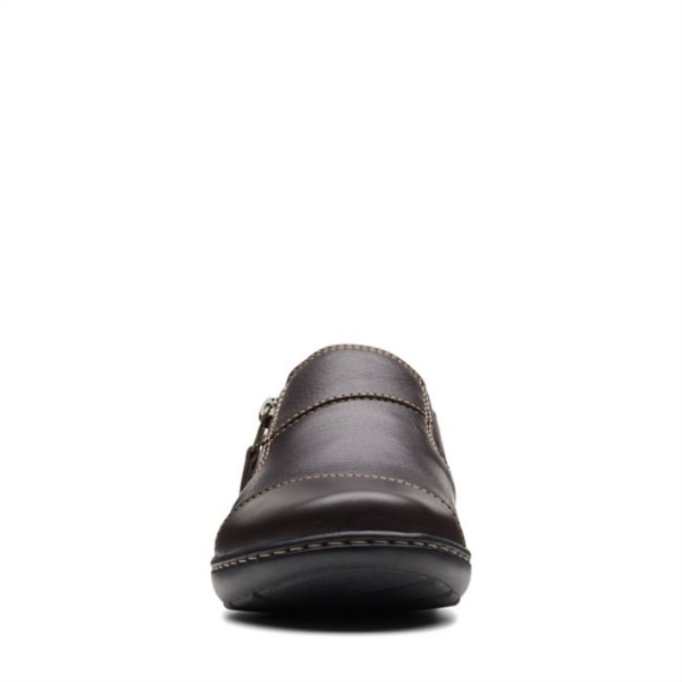 Cora Harbour Cuero Marrón Oscuro Clarks Cuero Marrón Oscuro