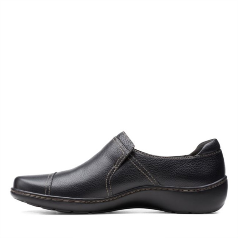 Cora Amapola Negro Caído Clarks Negro Caído