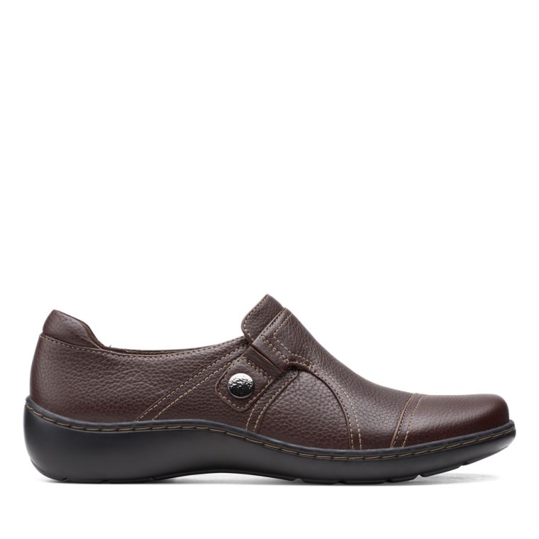 Cora Poppy Marrón Oscuro Caído Marrón Oscuro Caído Clarks