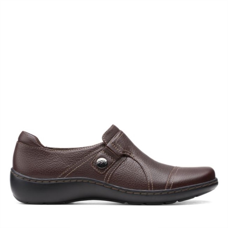 Cora Poppy Marrón Oscuro Caído Marrón Oscuro Caído Clarks