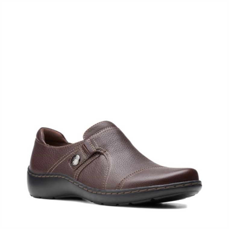 Cora Poppy Marrón Oscuro Caído Marrón Oscuro Caído Clarks