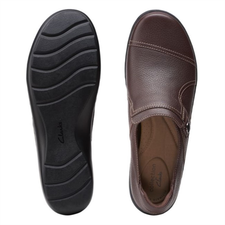 Cora Poppy Marrón Oscuro Caído Marrón Oscuro Caído Clarks