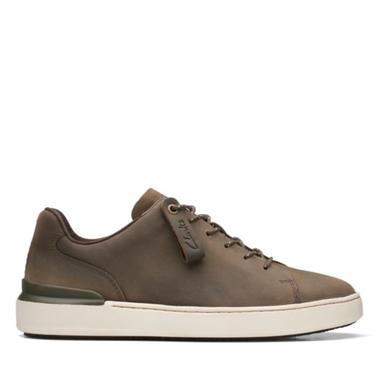 Corte Lite Encaje Oliva Cuero Clarks Oliva Cuero