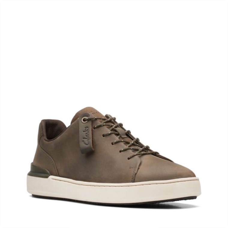 Corte Lite Encaje Oliva Cuero Clarks Oliva Cuero