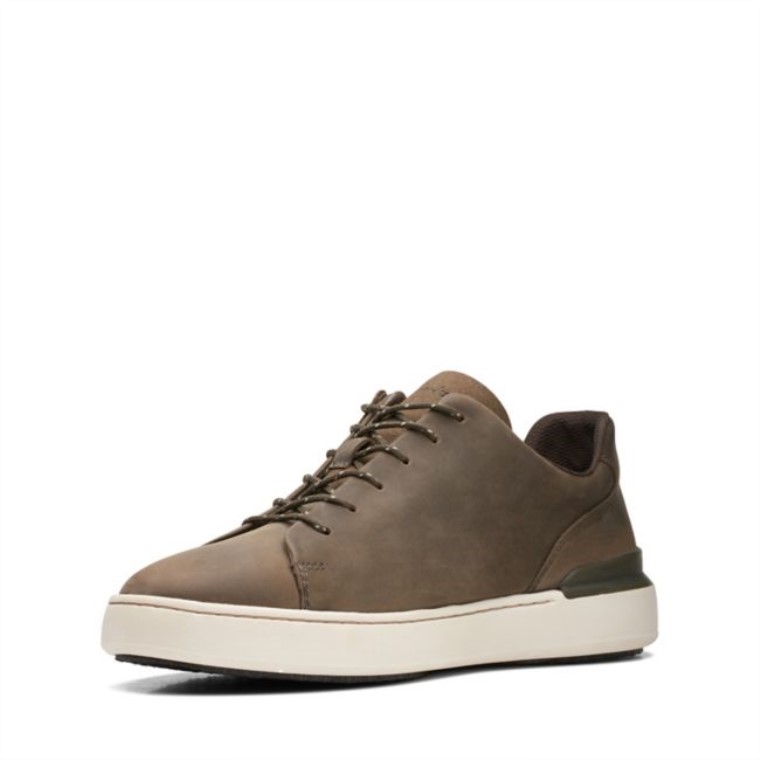 Corte Lite Encaje Oliva Cuero Clarks Oliva Cuero