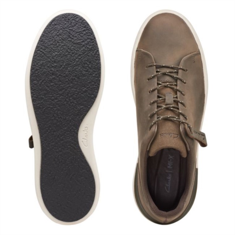 Corte Lite Encaje Oliva Cuero Clarks Oliva Cuero