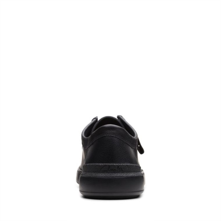 Court Lite Wally Cuero Negro Cuero Negro Clarks