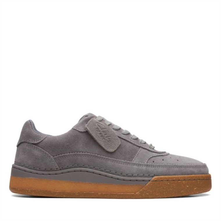 Corte Artesanal Encaje Ante Gris Clarks Ante Gris