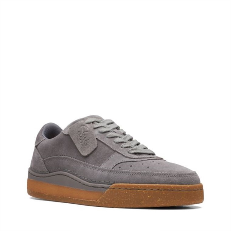Corte Artesanal Encaje Ante Gris Clarks Ante Gris