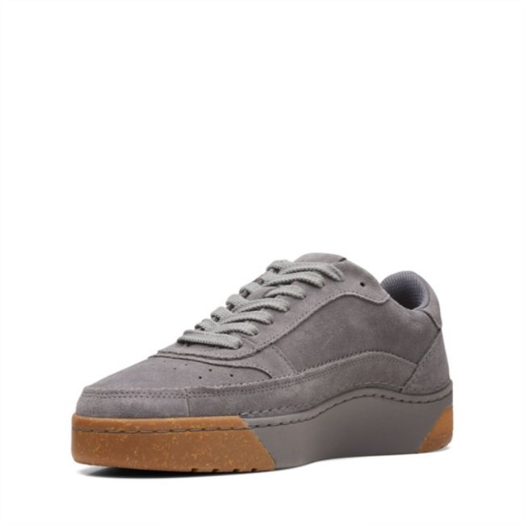 Corte Artesanal Encaje Ante Gris Clarks Ante Gris