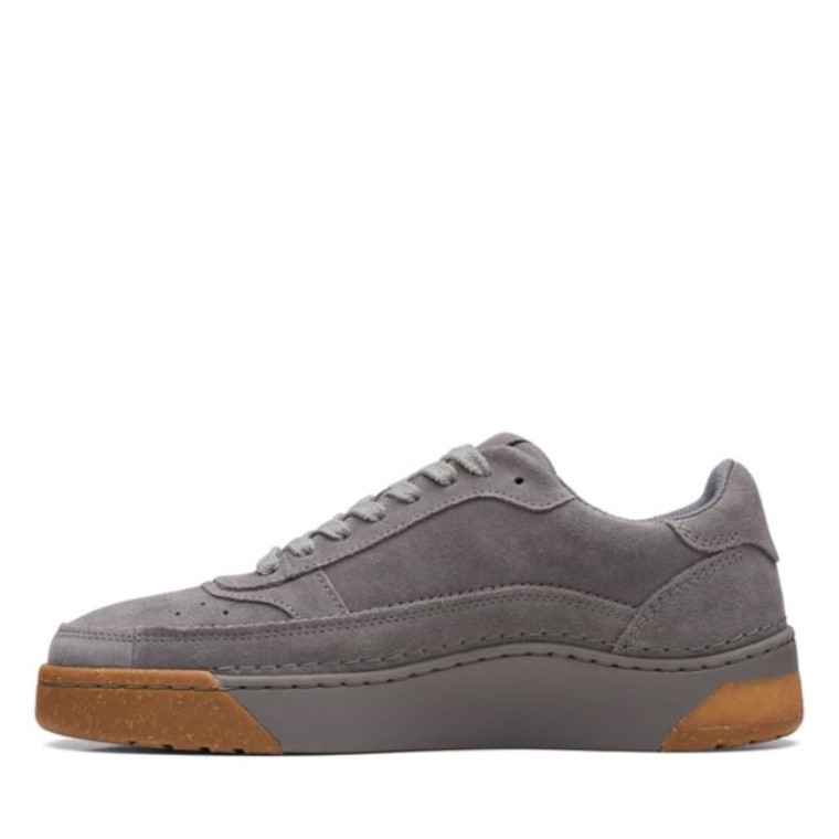 Corte Artesanal Encaje Ante Gris Clarks Ante Gris