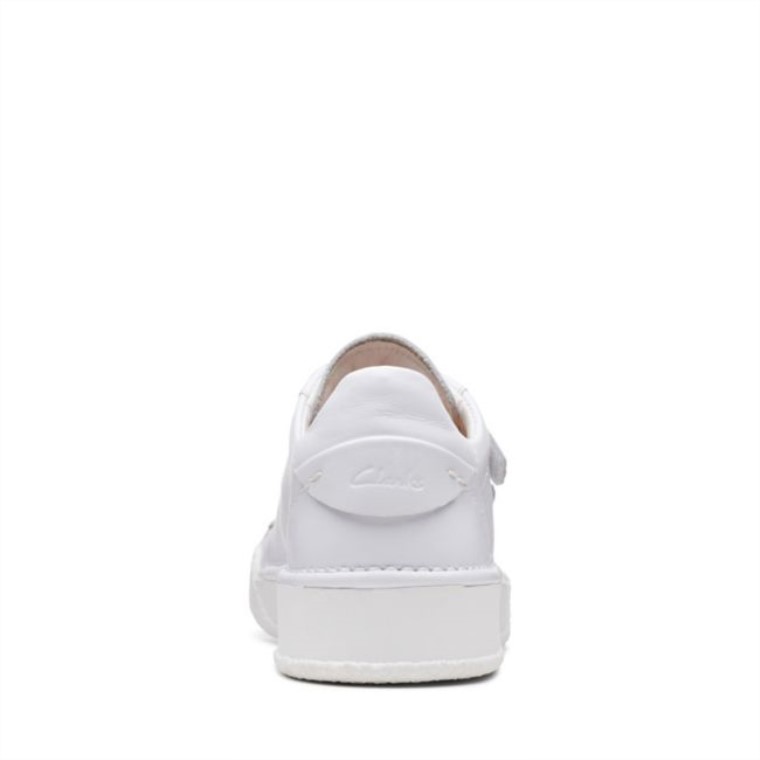 Correa De Copa Hecha A Mano Cuero Blanco Clarks Cuero Blanco