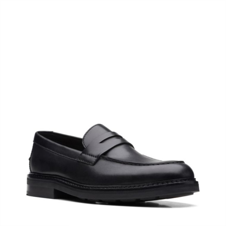 Artesanía Evan Facilidad Negras Negras Clarks
