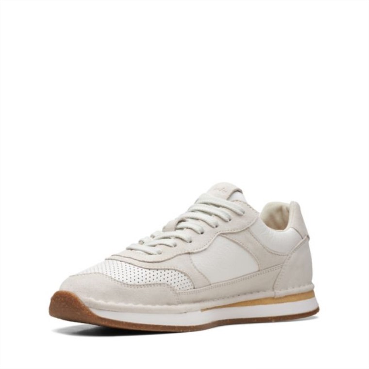 Carrera Artesanal Para Blanco Clarks Blanco