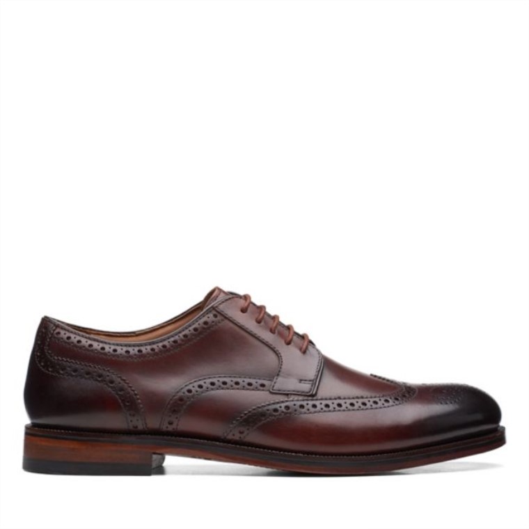 Ala Craftdean Cuero Marrón Oscuro Cuero Marrón Oscuro Clarks