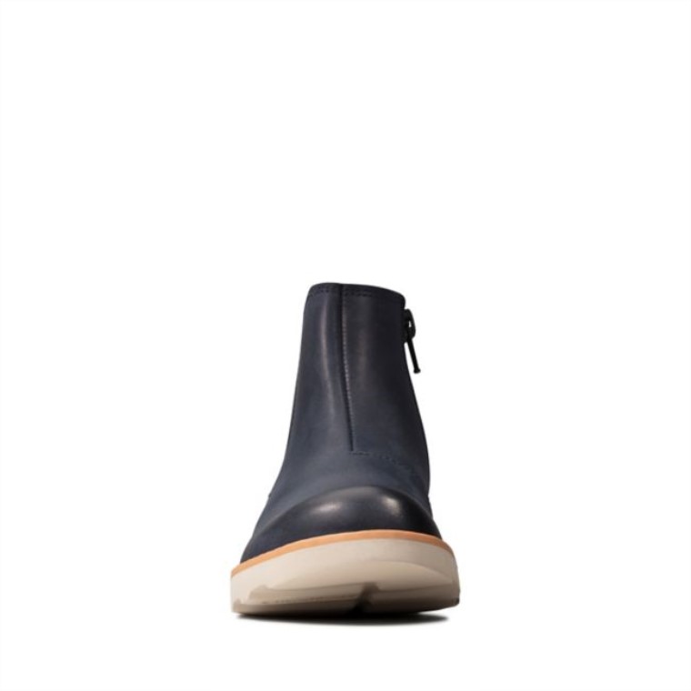 Corona Halo Niño Cuero Azul Marino Cuero Azul Marino Clarks