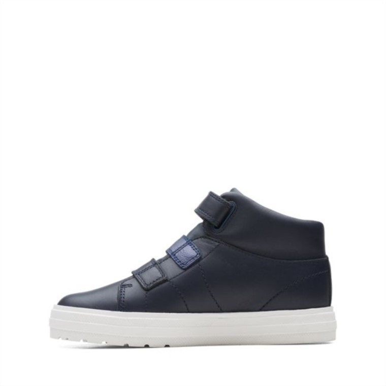 Cuero Azul Oscuro Nova Fun Kid Cuero Azul Oscuro Clarks