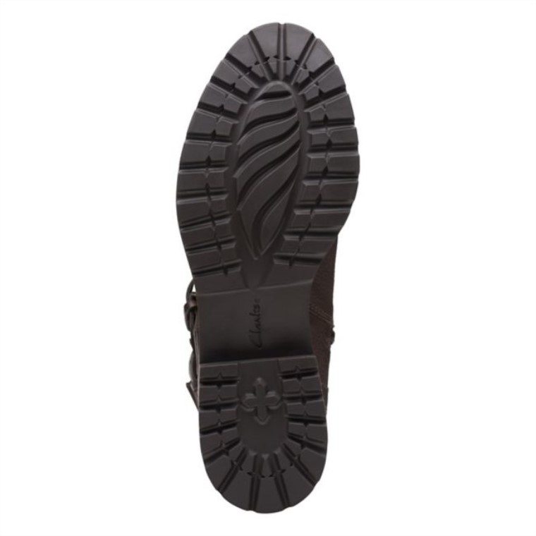 Marrón Oscuro Clarks Clarkwell Marrón Oscuro Medio