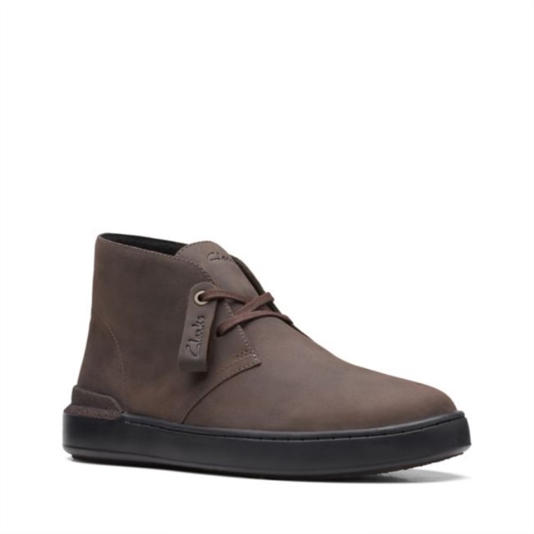 Bota Marrón Oscuro Clarks Court Lite Desert Marrón Oscuro