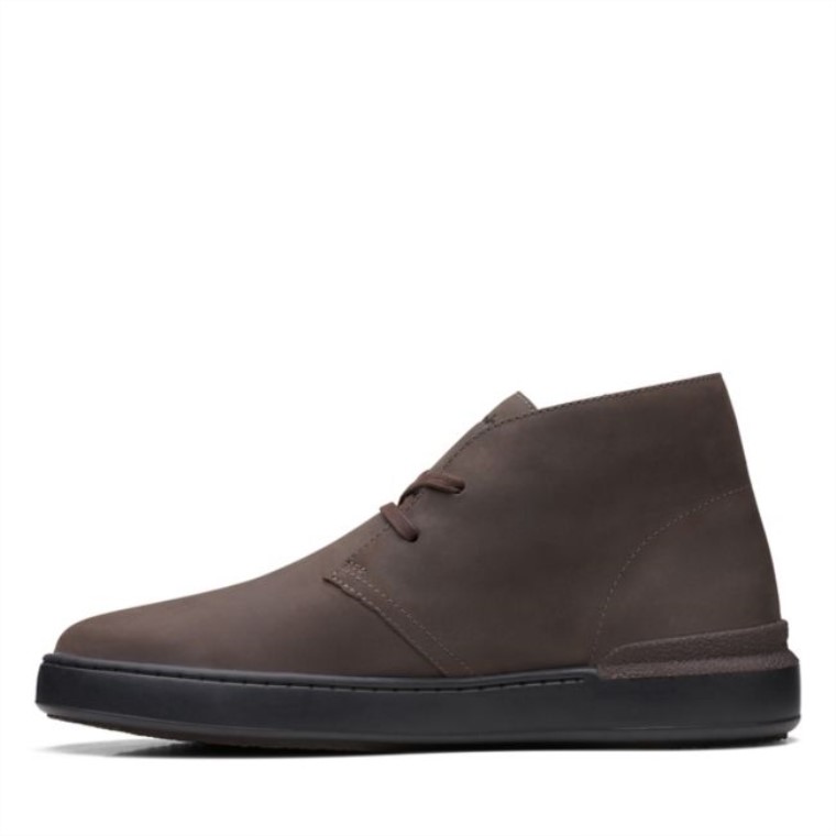 Bota Marrón Oscuro Clarks Court Lite Desert Marrón Oscuro