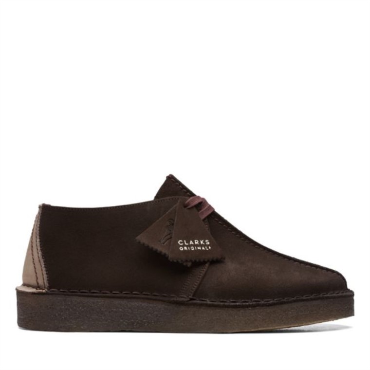 Marrón Oscuro Clarks Caminata Por El Desierto Marrón Oscuro