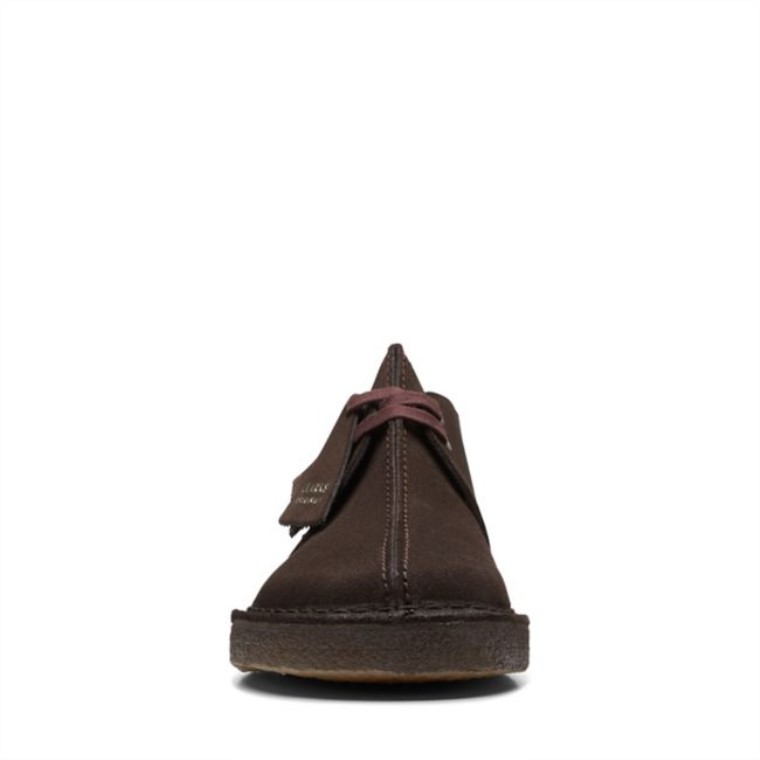 Marrón Oscuro Clarks Caminata Por El Desierto Marrón Oscuro
