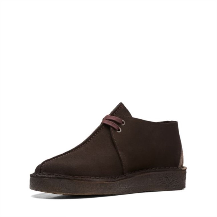 Marrón Oscuro Clarks Caminata Por El Desierto Marrón Oscuro