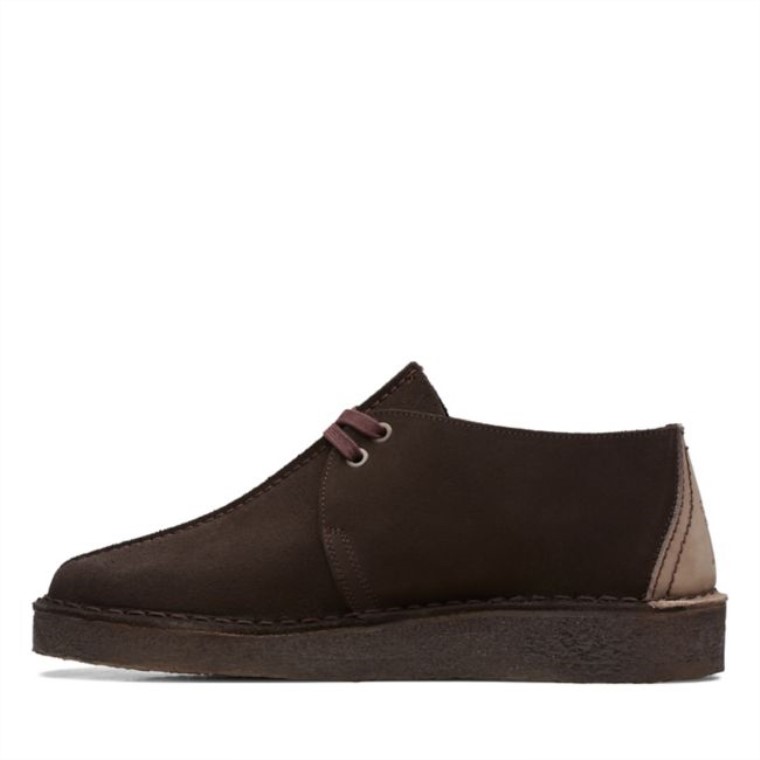 Marrón Oscuro Clarks Caminata Por El Desierto Marrón Oscuro