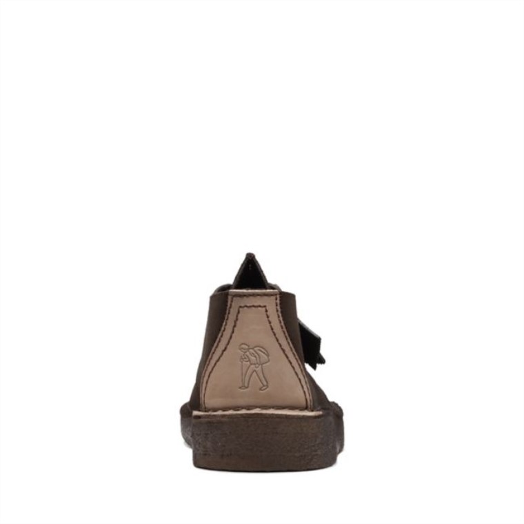Marrón Oscuro Clarks Caminata Por El Desierto Marrón Oscuro