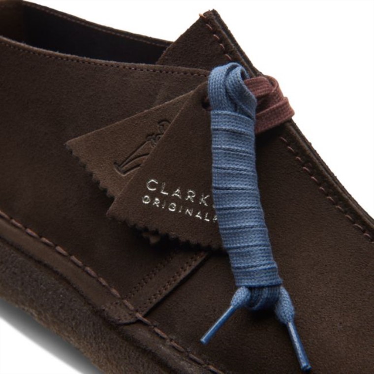Marrón Oscuro Clarks Caminata Por El Desierto Marrón Oscuro