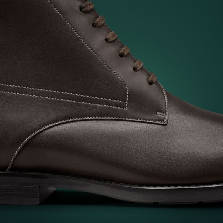 Cuero Marrón Oscuro Clarks Ronnie Up Gore-tex Cuero Marrón Oscuro