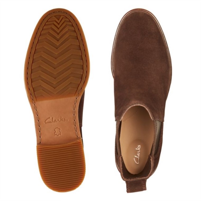 Ante Marrón Oscuro Clarks Clarkdale Arlo Ante Marrón Oscuro
