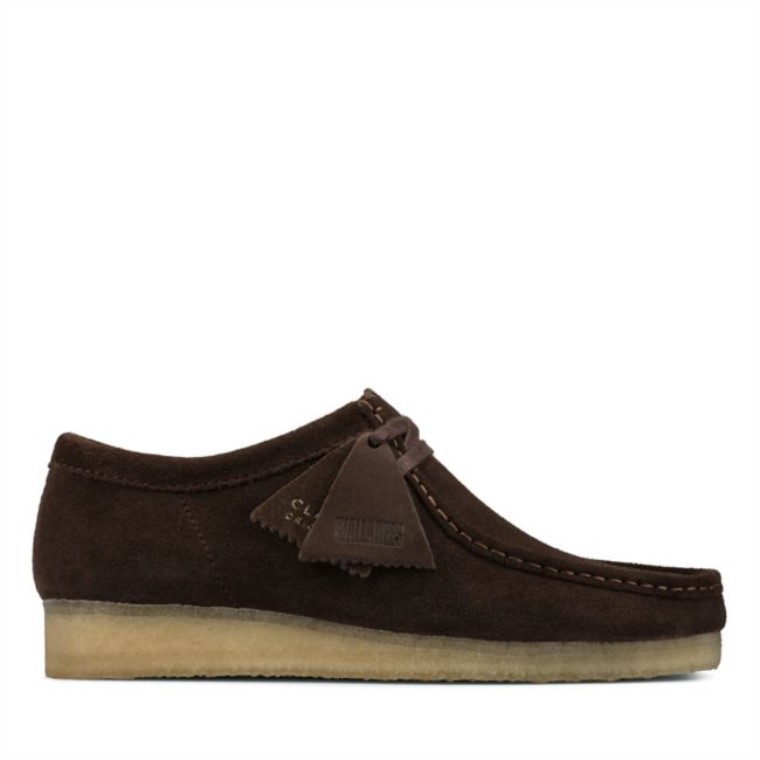 Marrón Oscuro Clarks Wallabee Marrón Oscuro