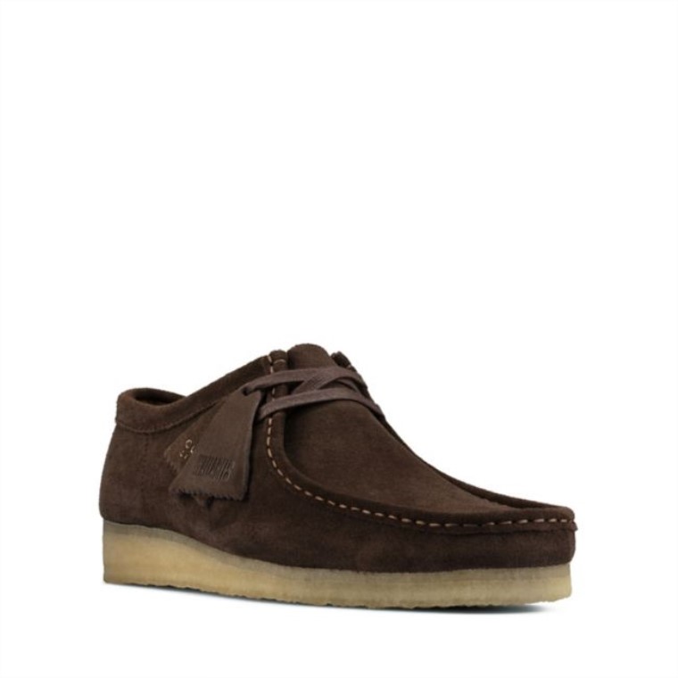Marrón Oscuro Clarks Wallabee Marrón Oscuro
