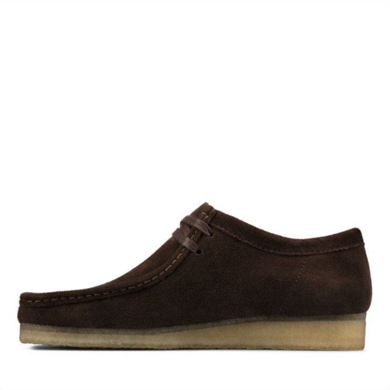 Marrón Oscuro Clarks Wallabee Marrón Oscuro