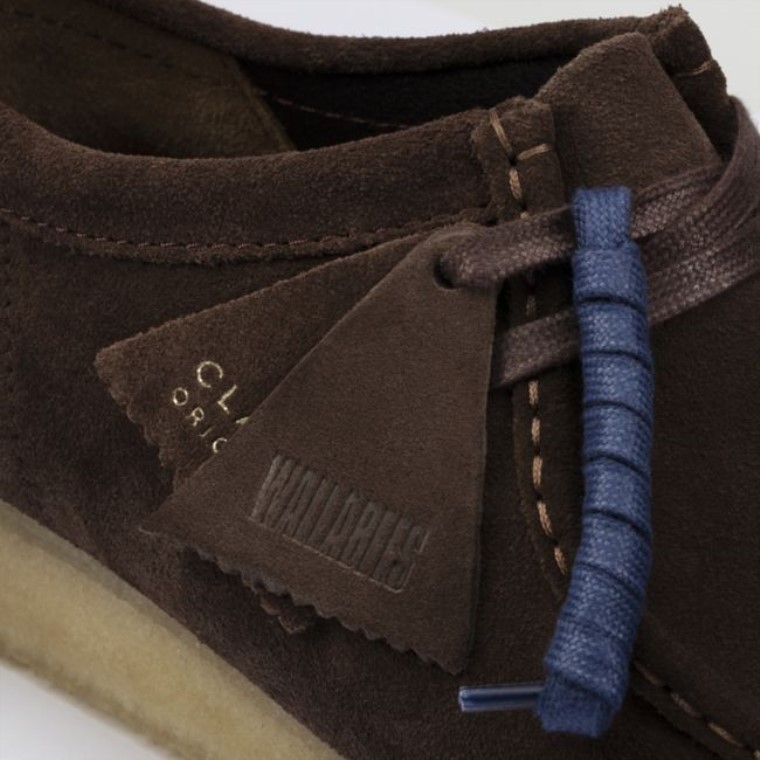 Marrón Oscuro Clarks Wallabee Marrón Oscuro