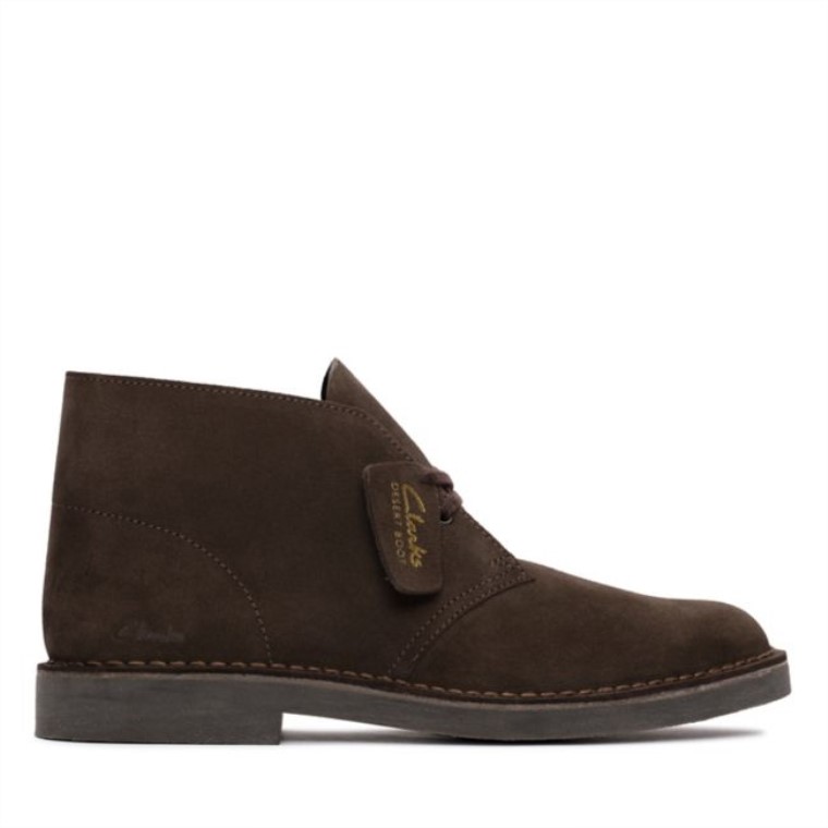 Botas Safari De Ante Marrón Oscuro Evo Clarks De Ante Marrón Oscuro