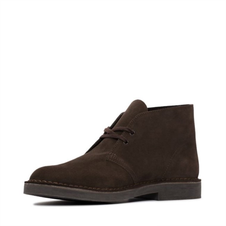 Botas Safari De Ante Marrón Oscuro Evo Clarks De Ante Marrón Oscuro