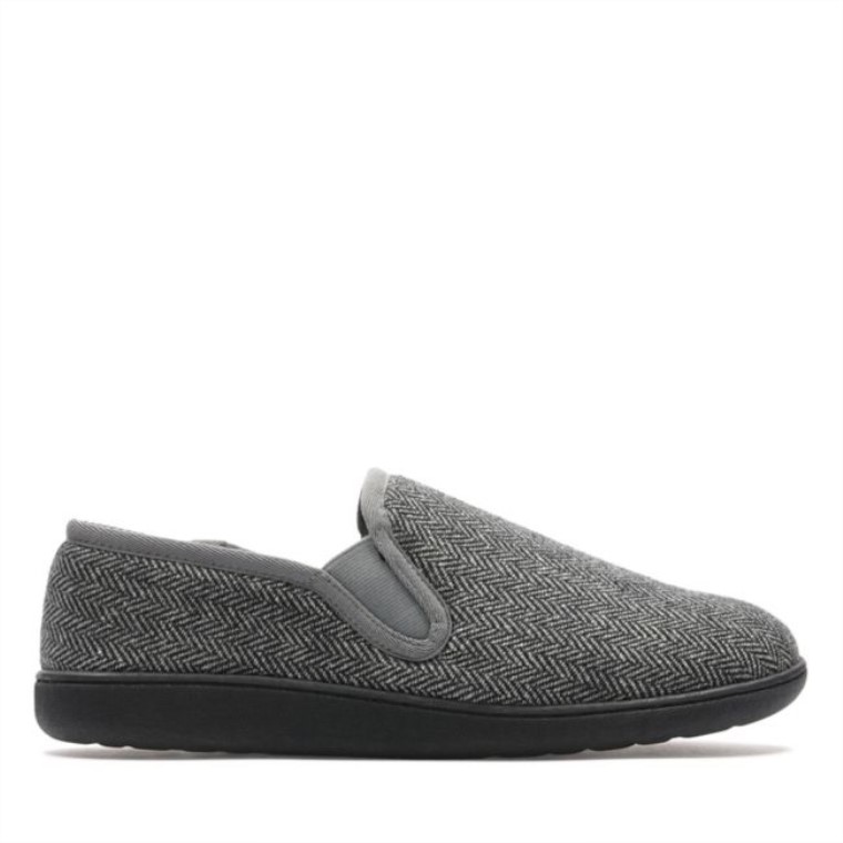 Interés Gris Oscuro Clarks Rey Facilidad Interés Gris Oscuro