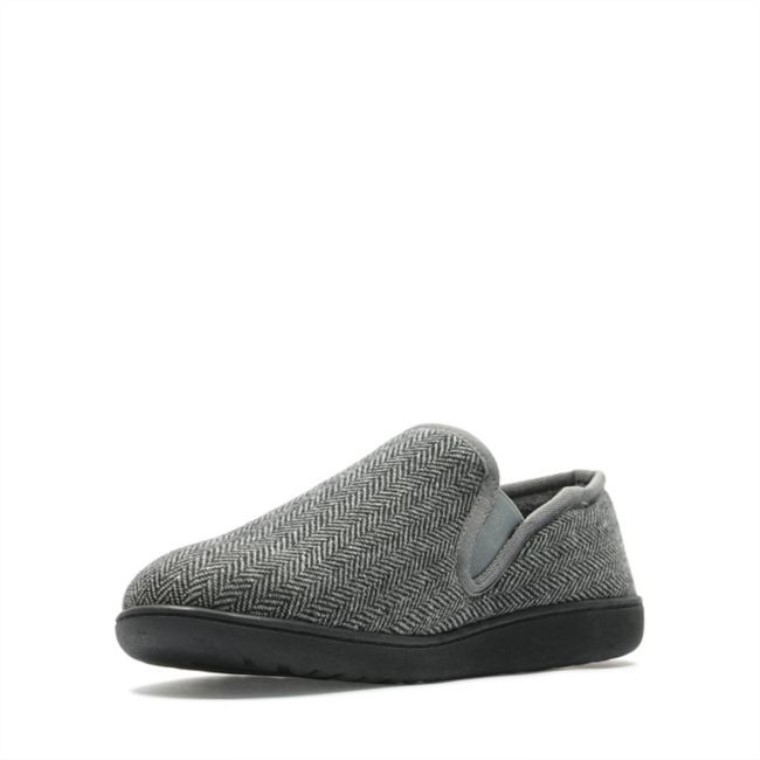 Interés Gris Oscuro Clarks Rey Facilidad Interés Gris Oscuro