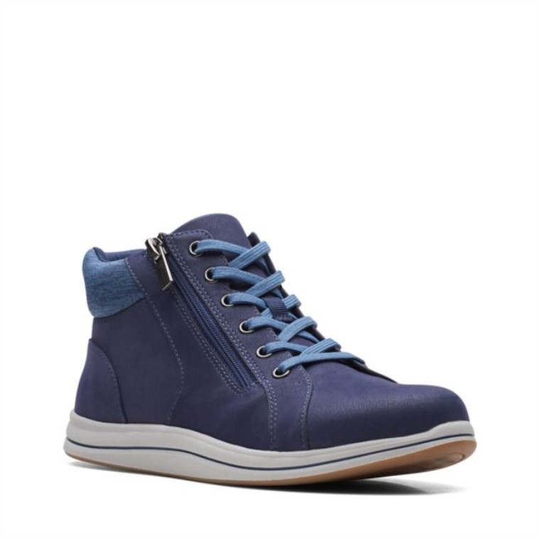 Azul Marino Oscuro Clarks Brisa Deslizante Azul Marino Oscuro