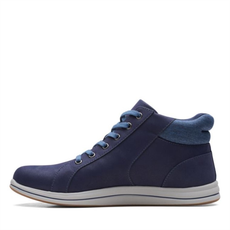 Azul Marino Oscuro Clarks Brisa Deslizante Azul Marino Oscuro