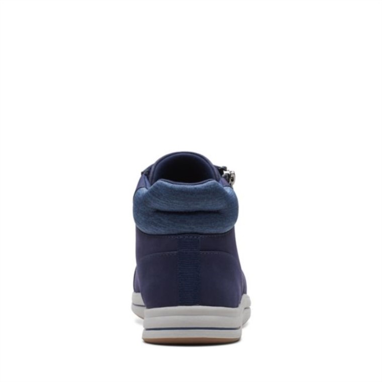 Azul Marino Oscuro Clarks Brisa Deslizante Azul Marino Oscuro