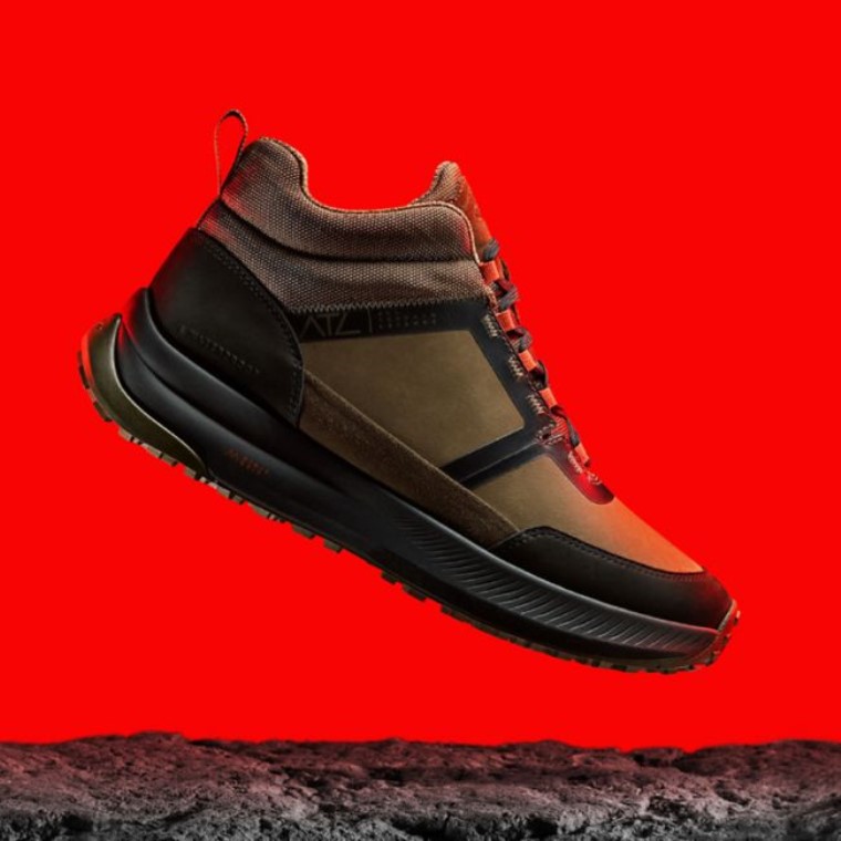 Combi Verde Oliva Oscuro Clarks Atl Trail Up Impermeable Combi Verde Oliva Oscuro
